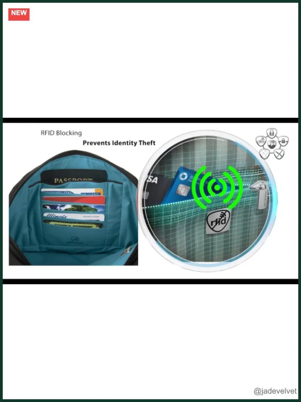 Anti-Theft Classic Essential Messenger Bag with RFID Blocking